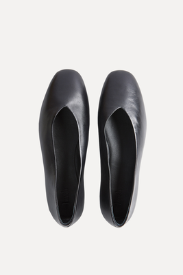 Monroe Leather Ballet Pumps  from Hush