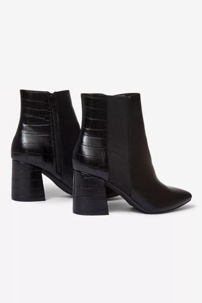 Wide Fit Black 'Amica' Chelsea Boots