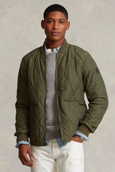 Quilted Bomber Jacket