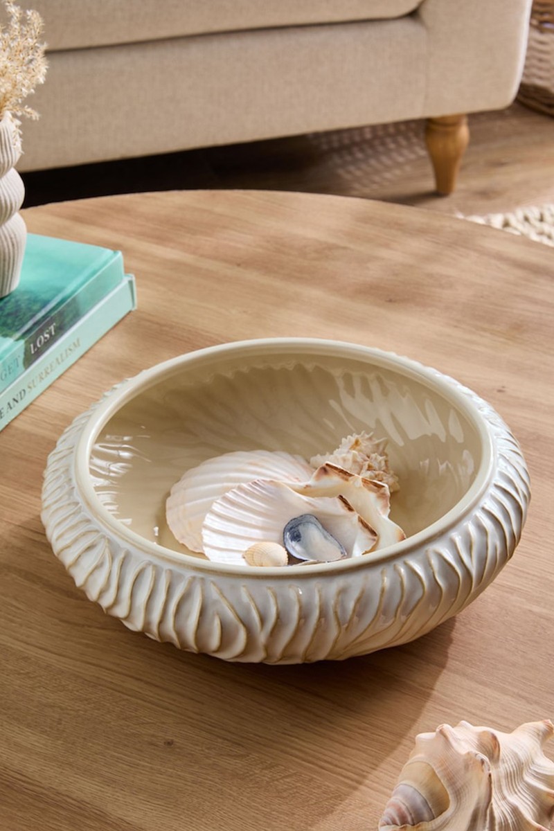 Fairford Textured Ceramic Decorative Bowl