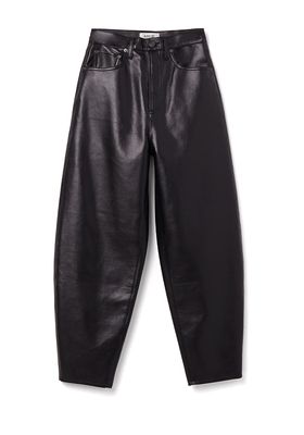 Recycled Leather Balloon Jean In Detox