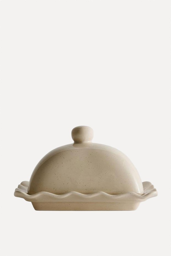 Speckled Finish Butter Dish from Primark