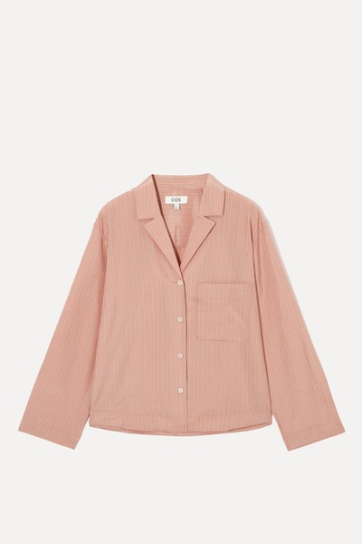 Striped Silk-Blend Pyjama Shirt from COS