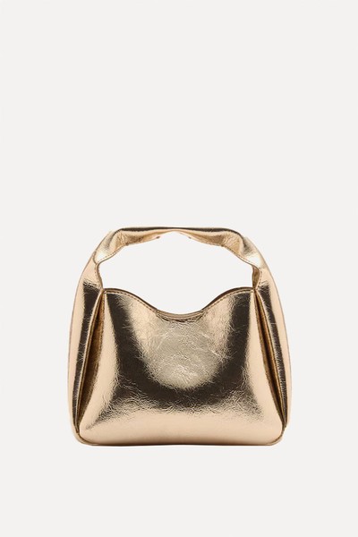 Metallic Effect Hand Bag from Mango