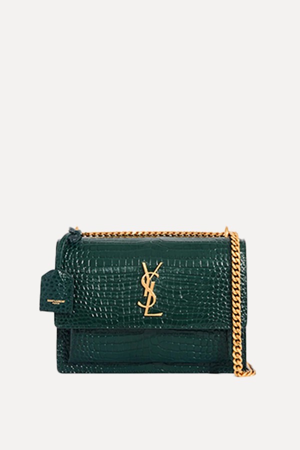 Sunset Medium Leather Shoulder Bag from Saint Laurent