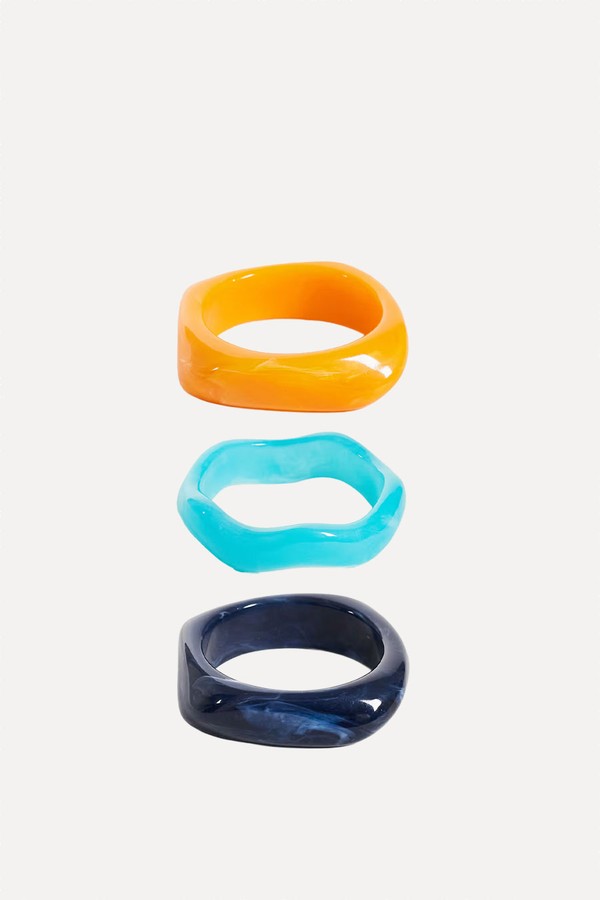 Pack Of 3 Resin Bangles from ASOS DESIGN