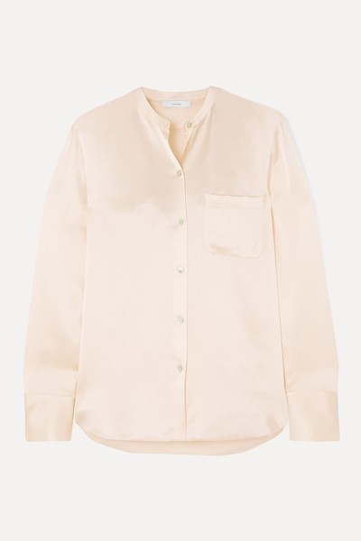 Silk-Satin Shirt from Vince