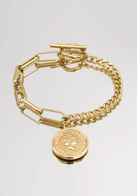 Coin Link Bracelet from Pyra