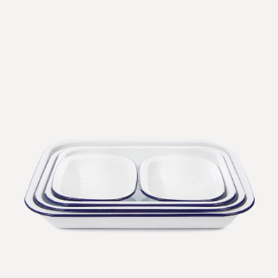Enamel Baking Dishes Set of Five from Falcon