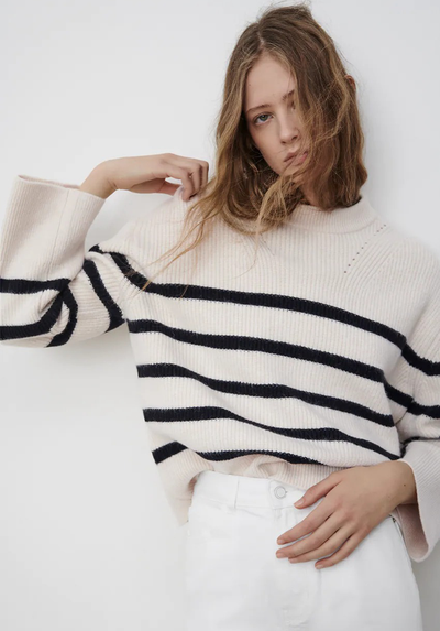 Striped Knit Sweater  from Zara