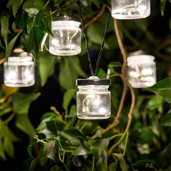 Firefly Jar Solar String Lights