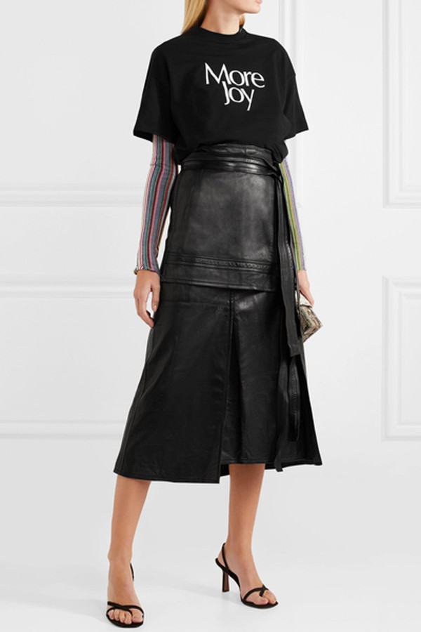 Leather Midi Skirt from Phillip Lim