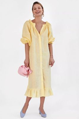 Loungewear Dress in Lemon