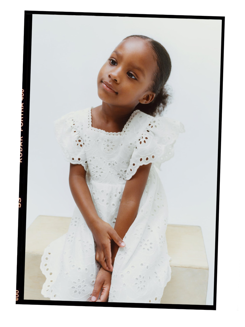 Embroidered Lace Dress from Zara