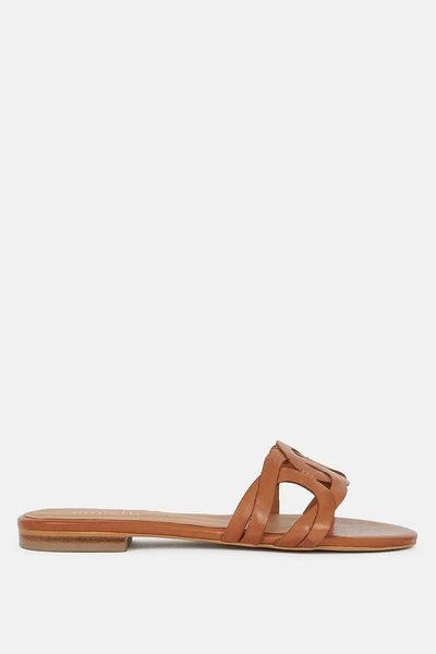 Nihele Flat Leather Mules from Minelli