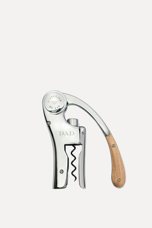 Oeno Motion Wood Chrome Corkscrew from L'Atelier Du Vin