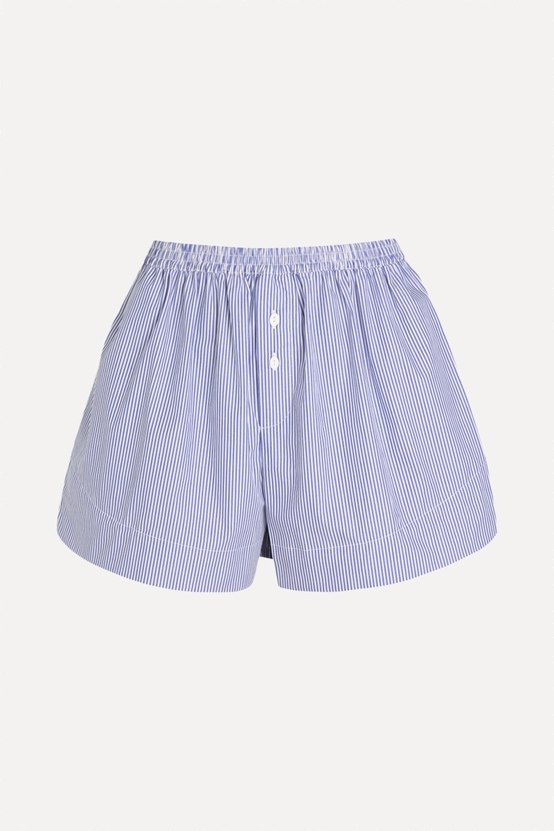 Lonia Striped Cotton Shorts from FAITHFULL THE BRAND