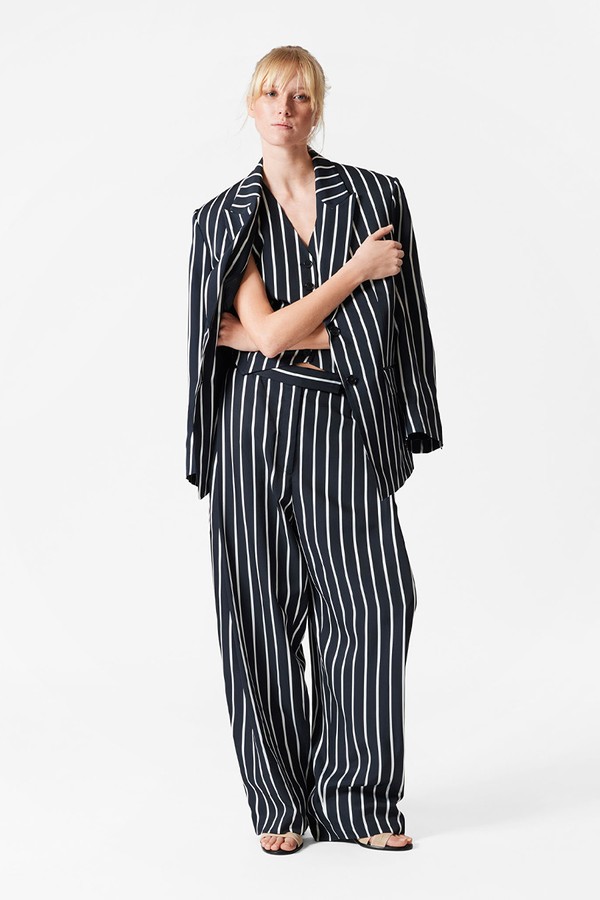 Deep Pleat Tailored Trousers