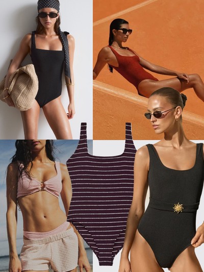 The Round Up: Crinkle Swimwear 