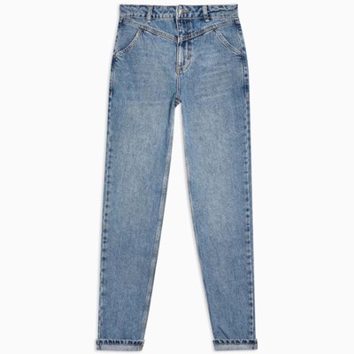 V-Panel Mom Jeans from Topshop