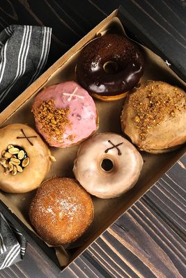 Favourites Selection Box Of 6 from Crosstown Doughnuts