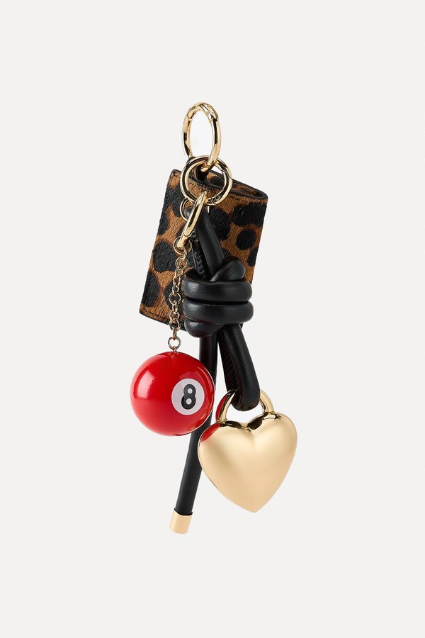 Multi-Charm Key Ring With Purse from Zara