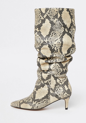 Snake Print Boots from River Island