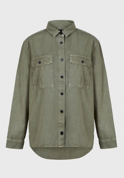 Blair Military Linen Blend Shirt