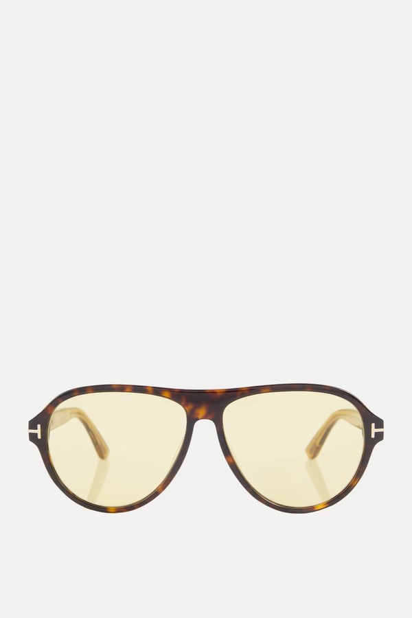 Quincy Aviator Sunglasses from Tom Ford