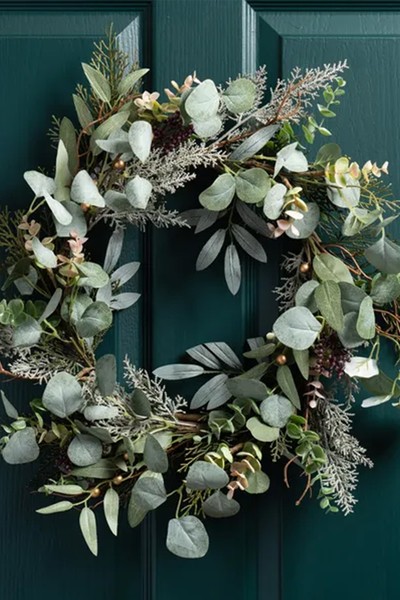 Artificial Eucalyptus Rustic Wreath from Scottish Everlastings