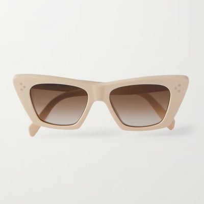 Edge Cat-Eye Acetate Sunglasses from Celine 