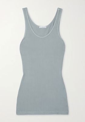 The Daily Ribbed Stretch Supima Cotton Tank from James Perse