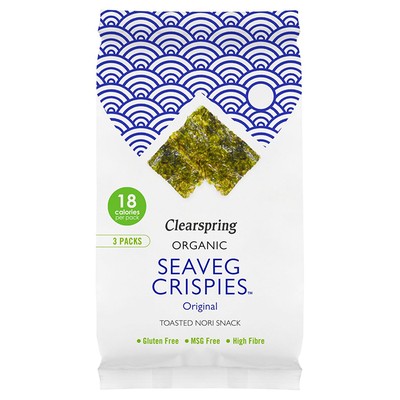 Organic Seaveg Crispies from Clearspring Organic 