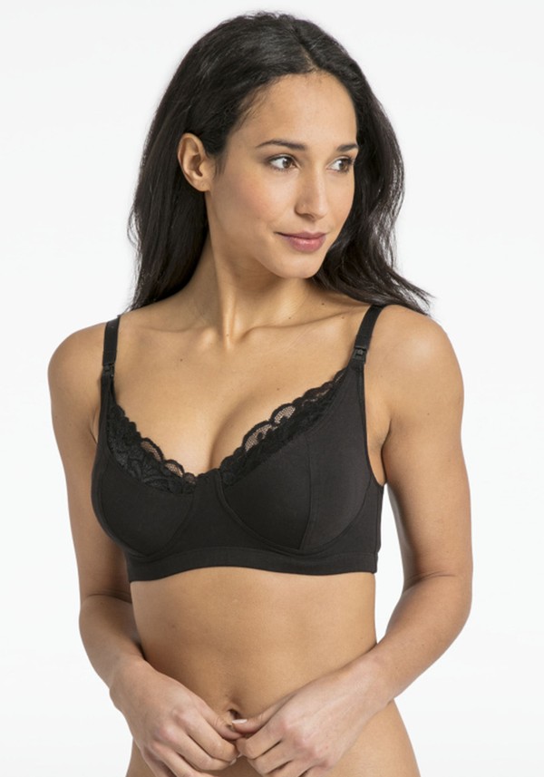 Lace Trim Maternity Nursing Bra from Jojo Maman Bebe