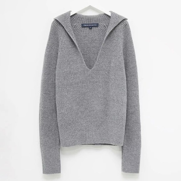 Faya Rib Knits V Neck Jumper from French Connection