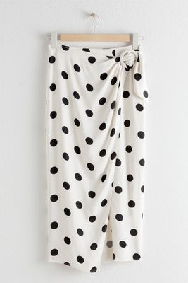 Polka Dot Pencil Midi Skirt from & Other Stories