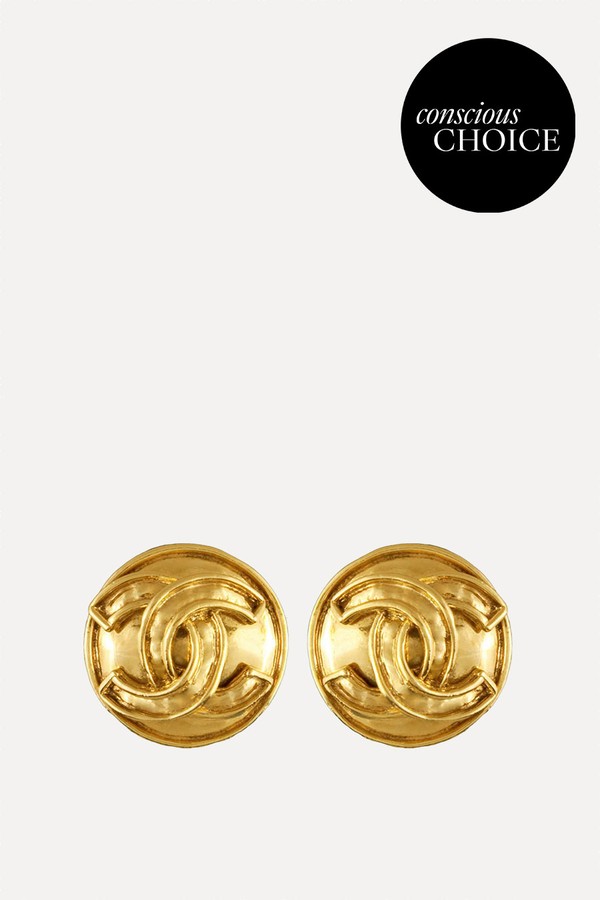 1994 Vintage Chanel Clip-On Earrings from Chanel