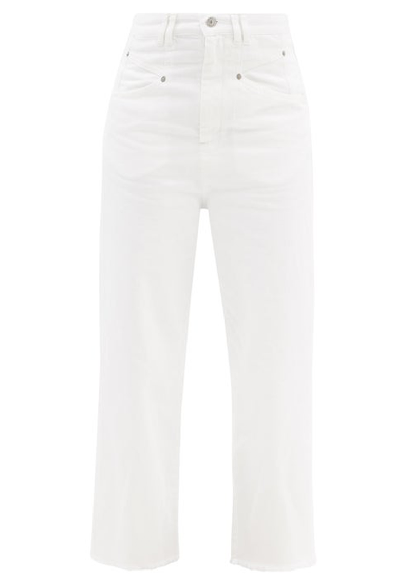 Dilali Cropped Straight-Leg Jeans