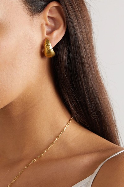 The Abundant Dream Gold-Plated Hoop Earrings from Alighieri