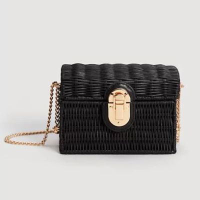 Bamboo Coffer Bag from Mango