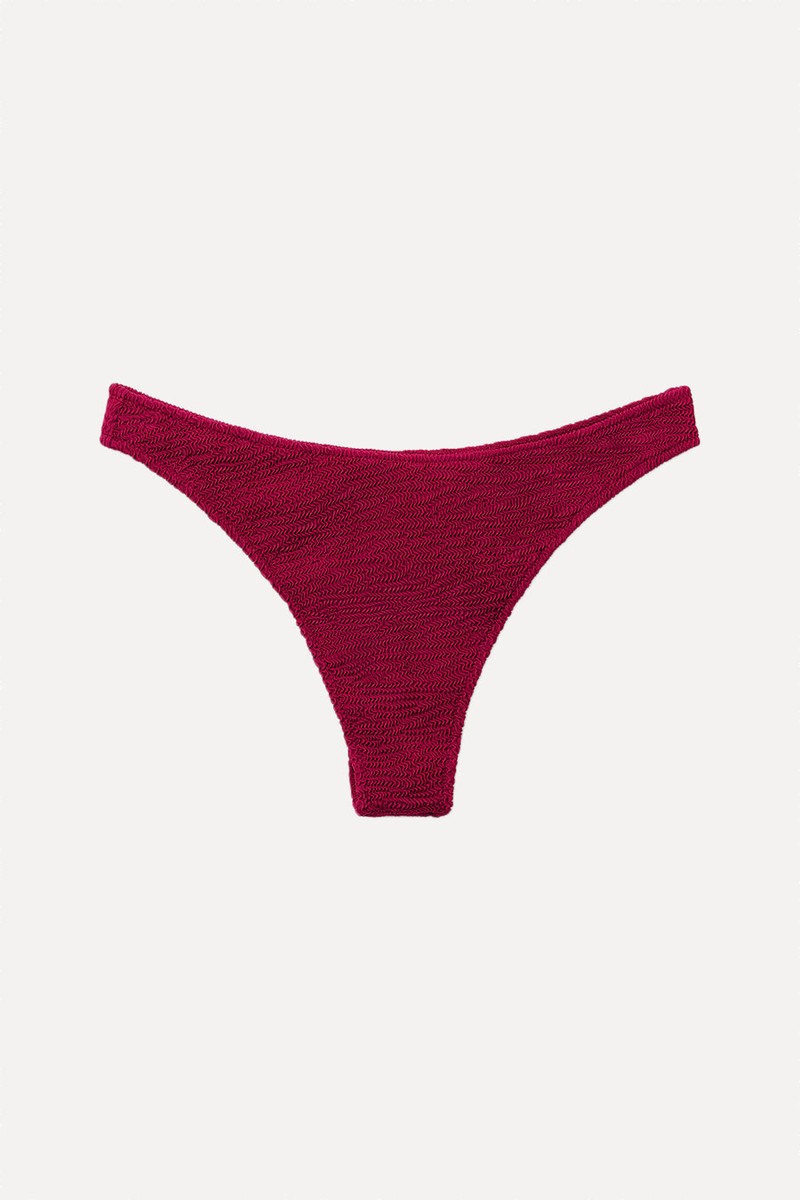 Crinkle Waves Brazilian Bikini Bottoms from Calzedonia