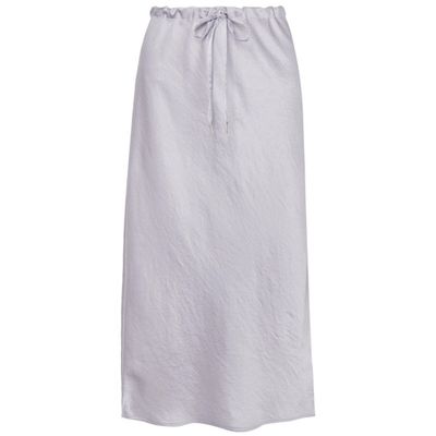 Crinkled-Satin Midi Skirt from Alexander Wang