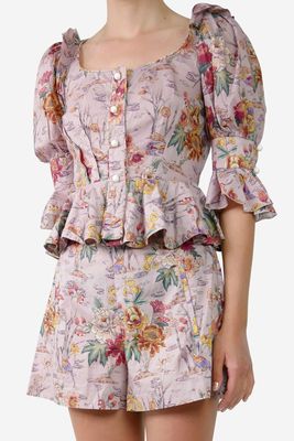 Pink Floral Top Set from Anna Mason
