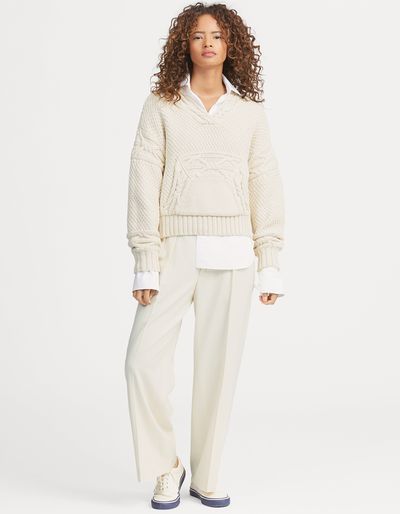 Cable-Knit Pullover Jumper, £199.20 (was £249)