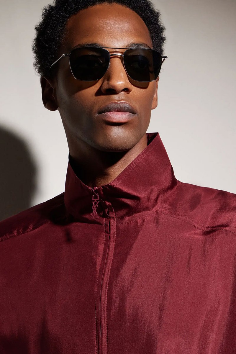 Aviator-Style Silver-Tone Sunglasses from Saint Laurent Eyewear