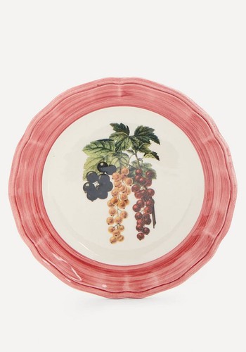 Botanica Hand-Painted Ceramic Plate from Les Ottomans