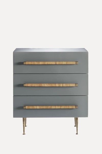 Small Chest Of Drawers With Wicker Handles from Chelsea Textiles