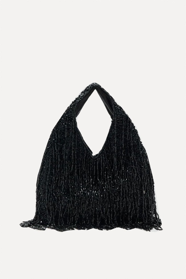 Fringed Handbag from Mango