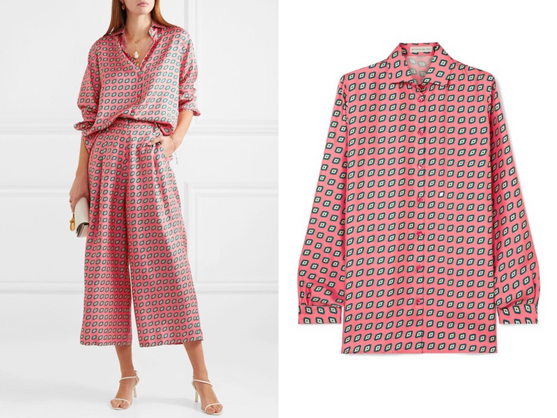 Printed Silk-Twill Shirt from Etro