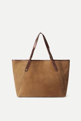 The Burford Added! Women's Tote Bag - Tan Suede 